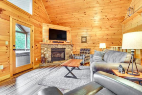 Quaint Sevierville Cabin with 2-Tier Deck and Hot Tub!